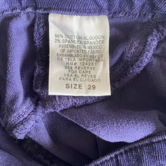 Fade to Blue Indigo Blue Skinny Corduroys - Picture 3 of 4